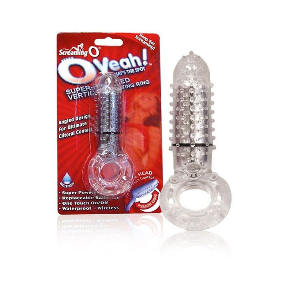 O Yeah Super-Powered Vertical Vibrating Ring-Assorted Colors
