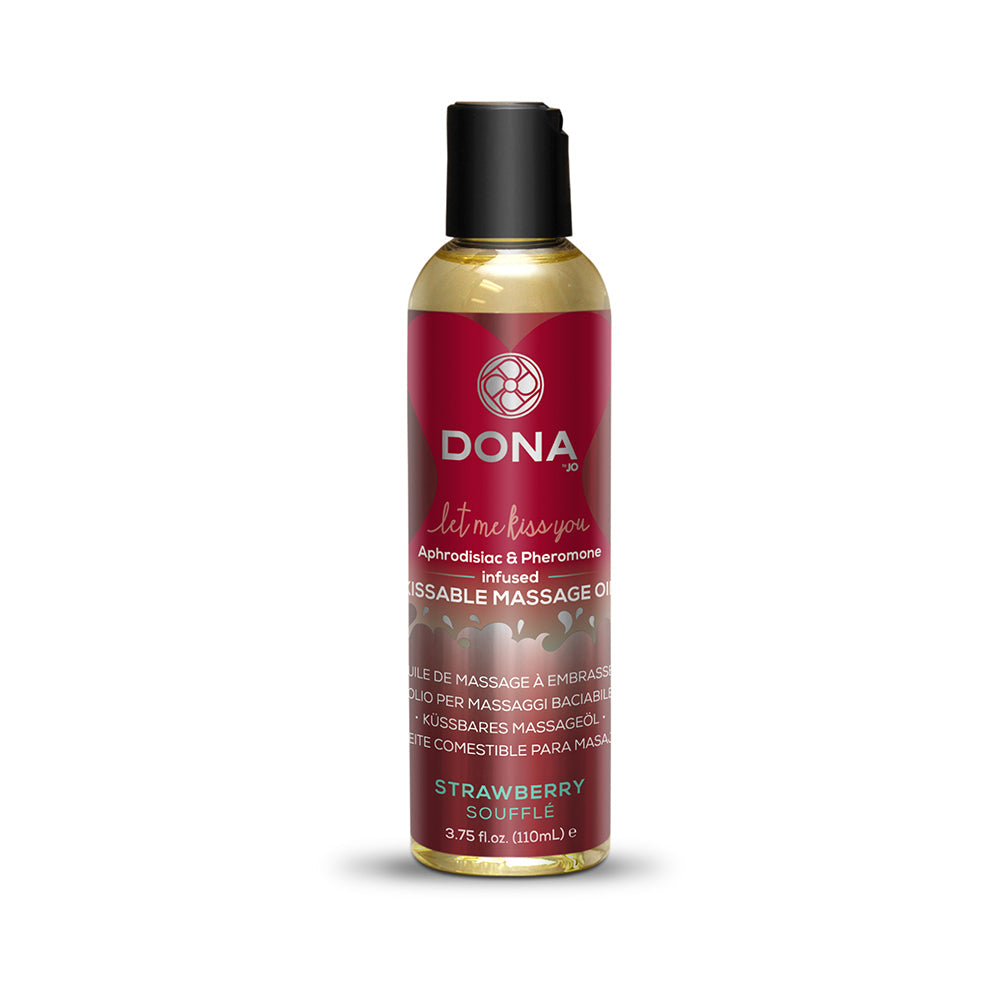 Dona Kissable Massage Oil Strawberry Souffl 3.75 oz