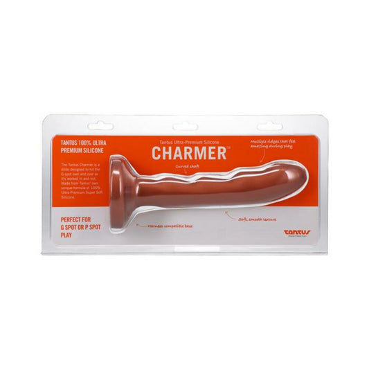 Tantus Charmer 8 In. G-spot Dildo Firm Copper