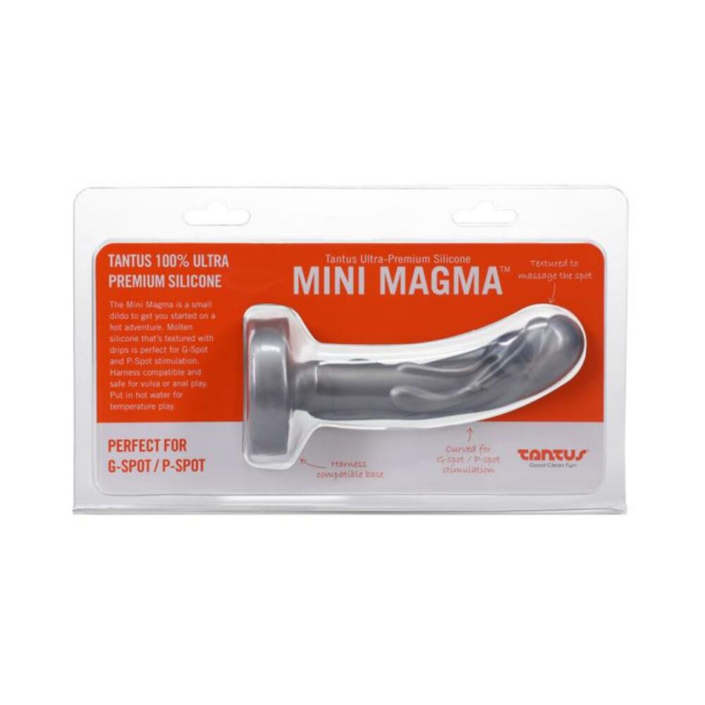 Tantus Mini Magma 5 In. Fantasy Dildo Firm Silver