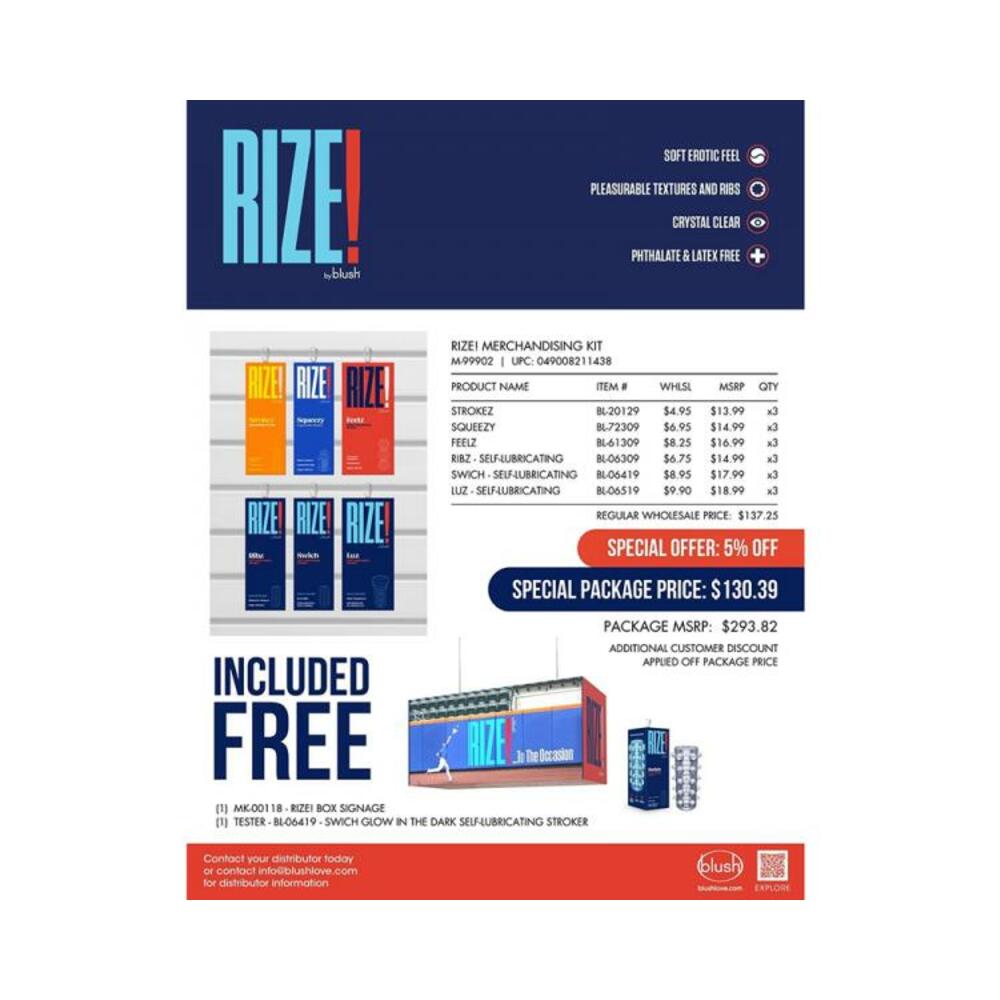 Rize! Merchandising Kit