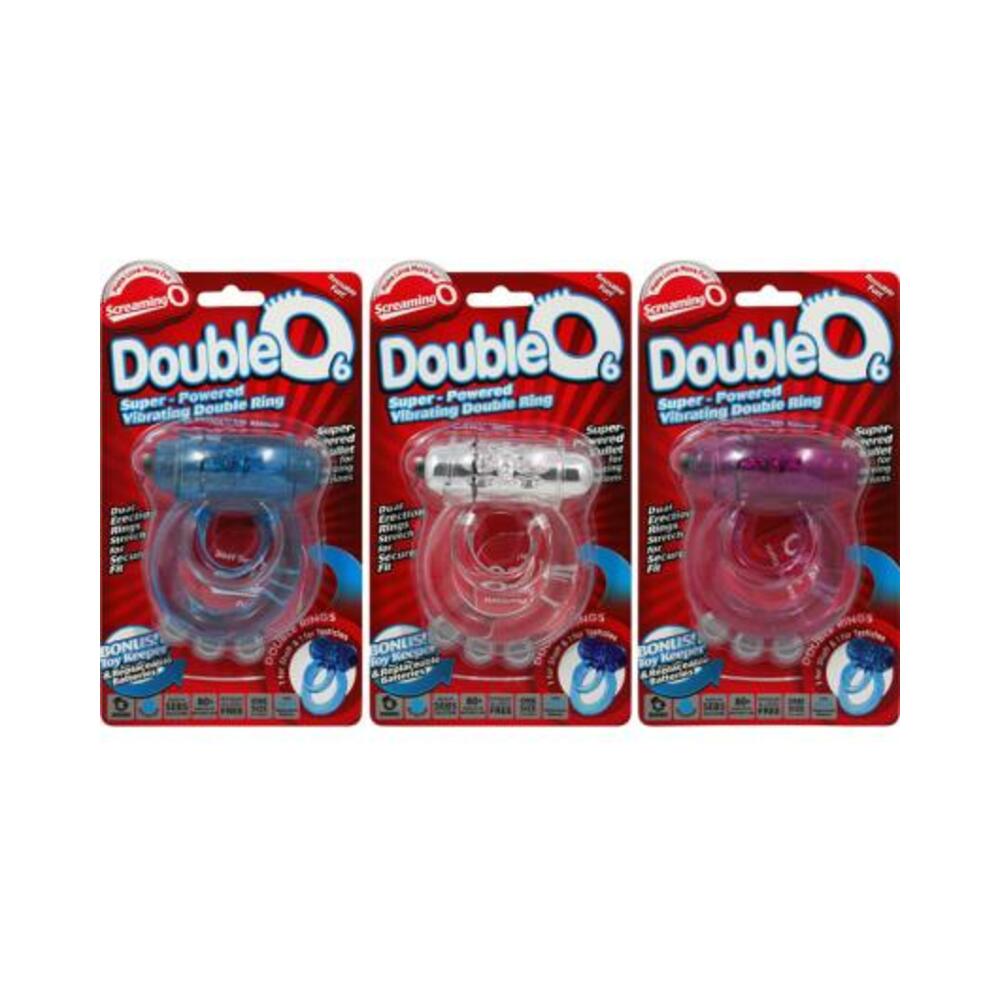 Double O 6 Assorted Colors 6 Piece Display