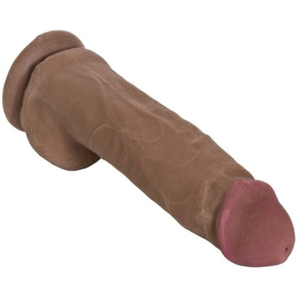 Real Man Cyberskin Perfect Pecker - Brown