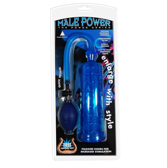 Male Power Pump - Blue