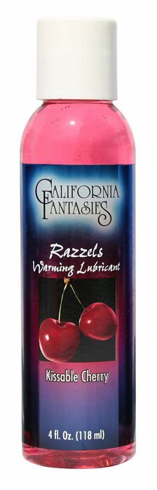 Razzels Warming Lubricant - 4 oz Kissable Cherry