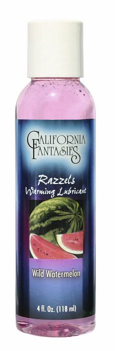 Razzels Warming Lubricant - Wild Watermelon - 4 Oz. Bottle