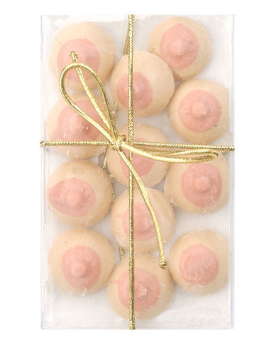 Bite Size Boobs White Chocolate Butterscotch 12 Pack