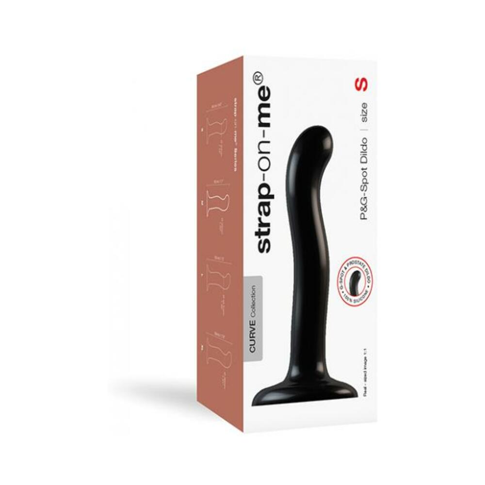 Strap On Me Silicone P&g Spot Dildo - Small Black