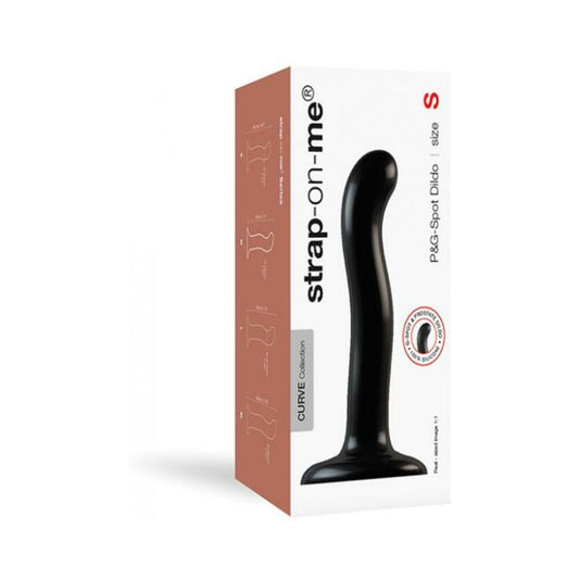 Strap On Me Silicone P&g Spot Dildo - Small Black