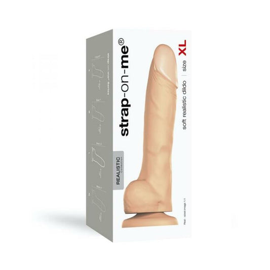 Strap-on-me Soft Realistic Dildo Vanilla Xl