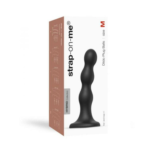 Strap-on-me Dildo Plug Balls M Black