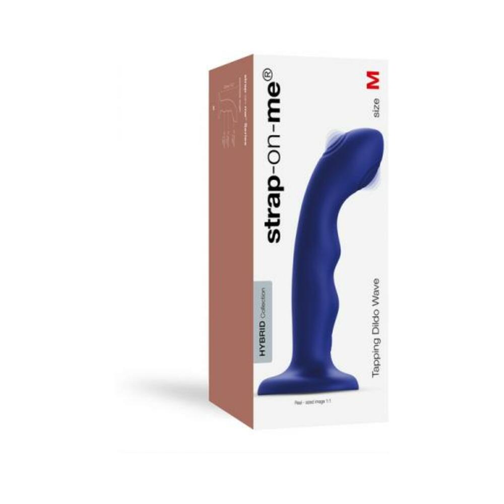 Strap-on-me Tapping Dildo Wave Night Blue