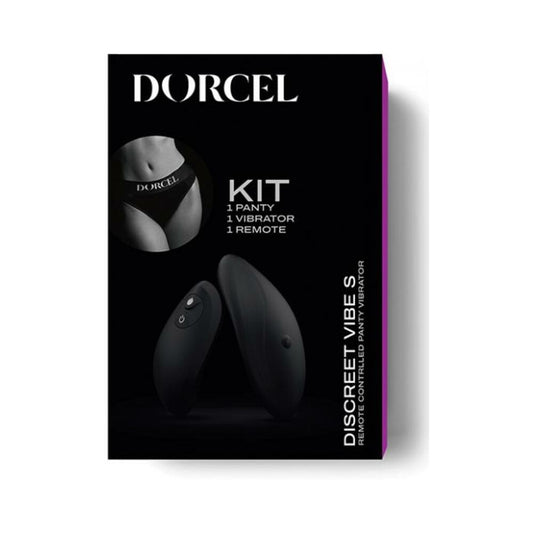 Dorcel Discreet Panty Vibe W/panty Xl - Black
