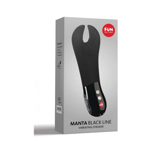 Fun Factory Black Line Manta Man Tool Black Stroker