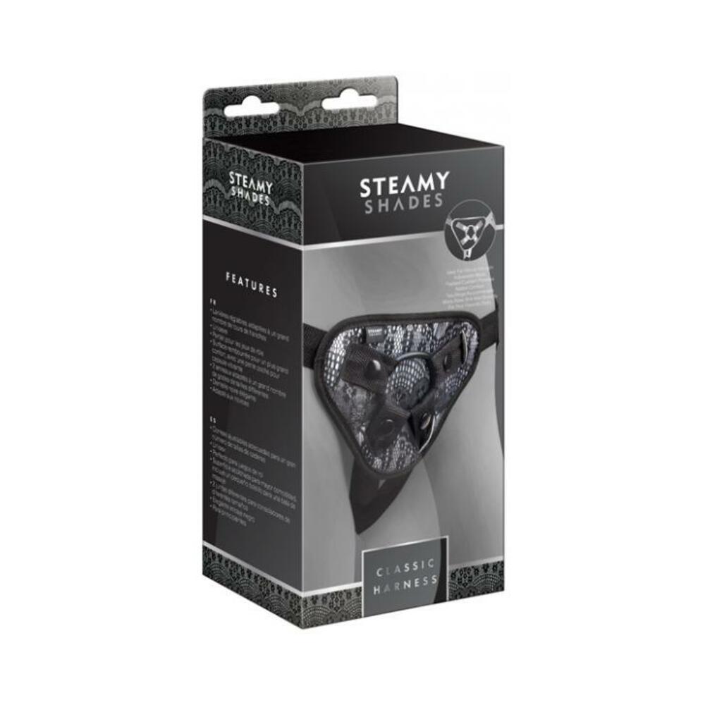Steamy Shades Classic Harness Black O/S