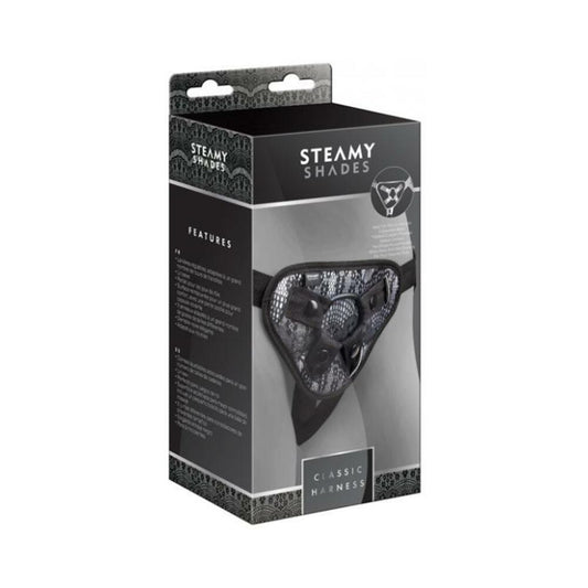 Steamy Shades Classic Harness Black O/S