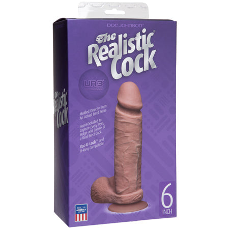 The Realistic Cock Ur3 W/balls 6 Carmel