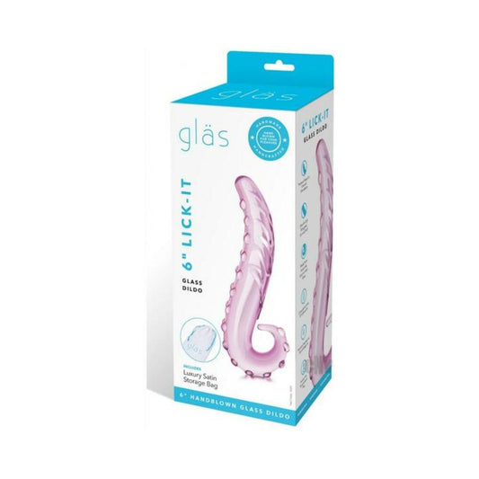 Glas 6" Lick-it Glass Dildo
