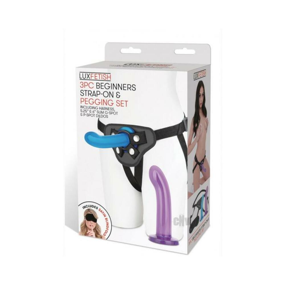 Lux Fetish Beginners Strap-on Pegging Set