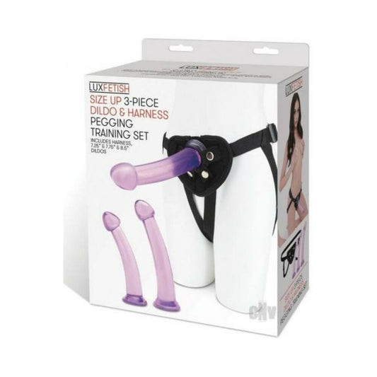 Lux F Size Up Pegging Training Set 3pc