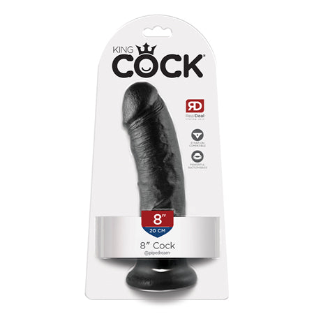 King Cock 8-Inch Cock - Black