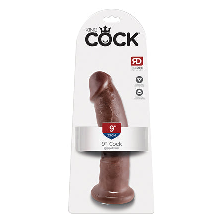 King Cock 9 Cock - Brown