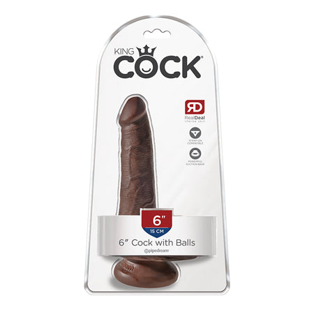 Kc 6 Cock W/balls Brown