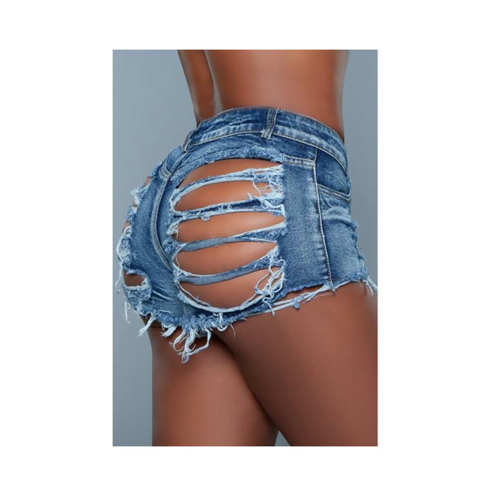 Bewicked Curves For Days Shorts Blue M