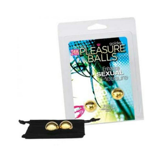 Crazy Girls Wanna Be Excited 24K Golden Pleasure Balls