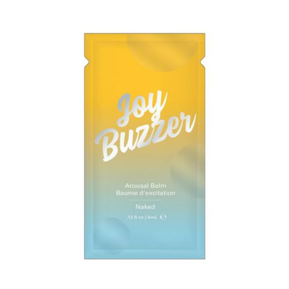 Joy Buzzer Naked Clitoral Arousal Balm (bulk Pack/24 Pcs) .13 Oz Foil