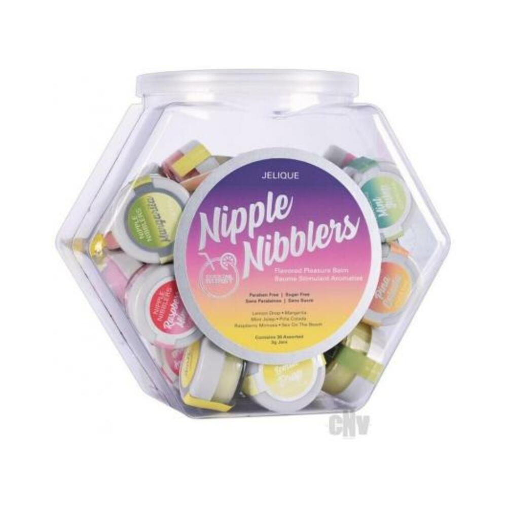 Jelique Cocktail Nipple Nibblers Assort Tub 36pc