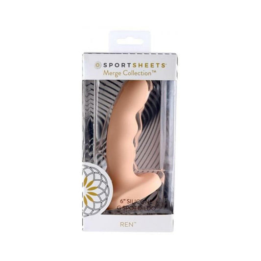 Merge Ren 6 In. Suction Cup Dildo Orange