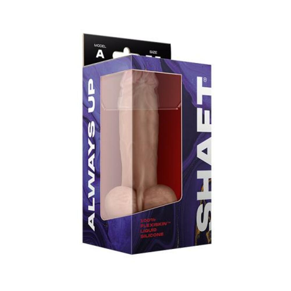 Shaft Model A Liquid Silicone Dong With Balls 7.5 In. Pine