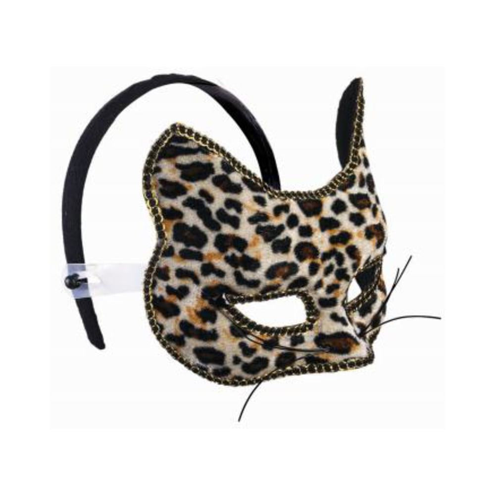 Venetian Half Mask Cat O/S