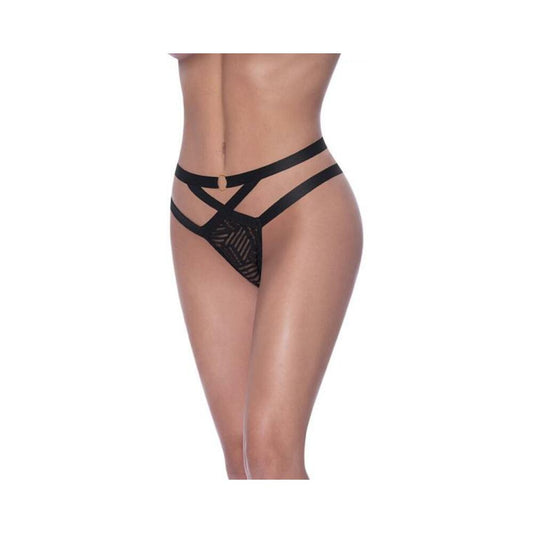 Magic Silk Rude Awakening Cheeky Panty Black S/m