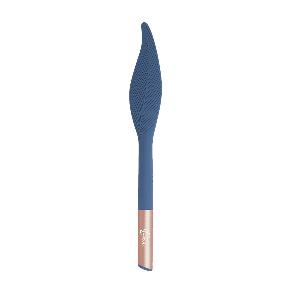 Deia The Feather Vibrating Tickler Silicone Blue