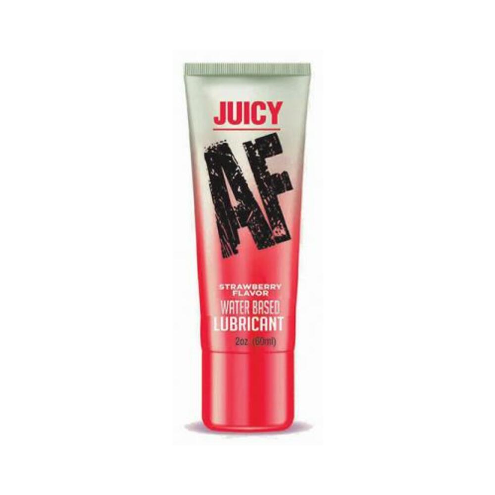 Juicy Af Water-based Lube - Strawberry 2 Oz