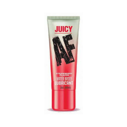 Juicy Af Water-based Lube - Strawberry 2 Oz