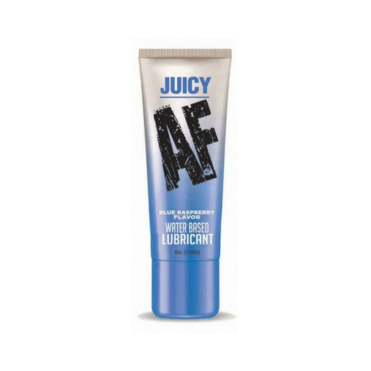 Juicy Af Water-based Lube - Blue Raspberry 4 Oz
