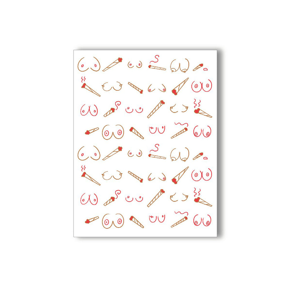 Doobies & Boobies Naughtykard