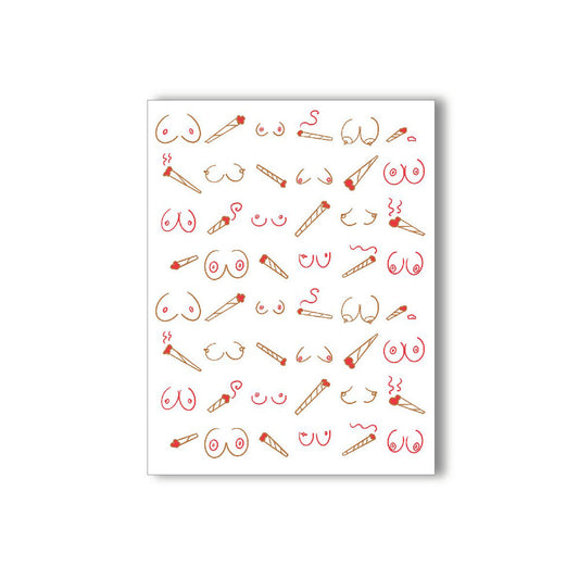 Doobies & Boobies Naughtykard