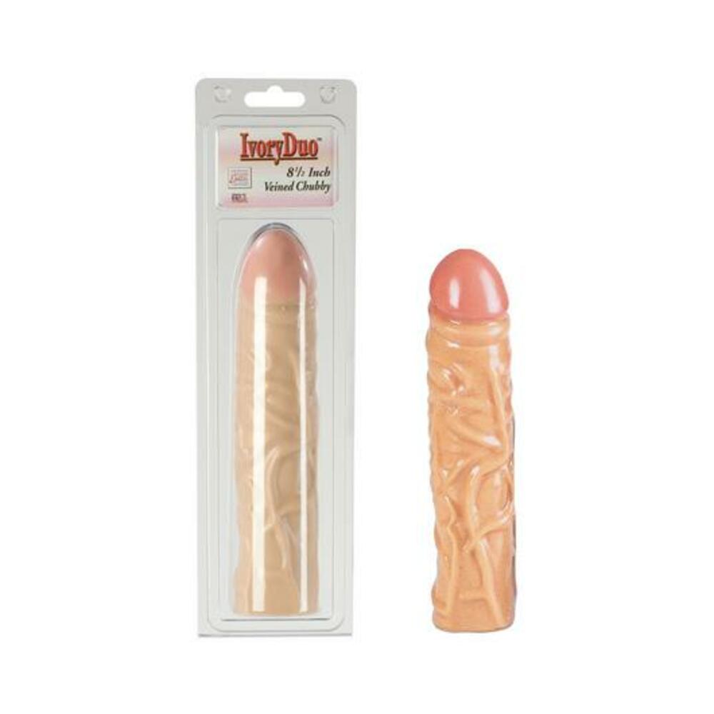 IVORY DUO VEINED CHUBBY 8.5 INCH IVORY