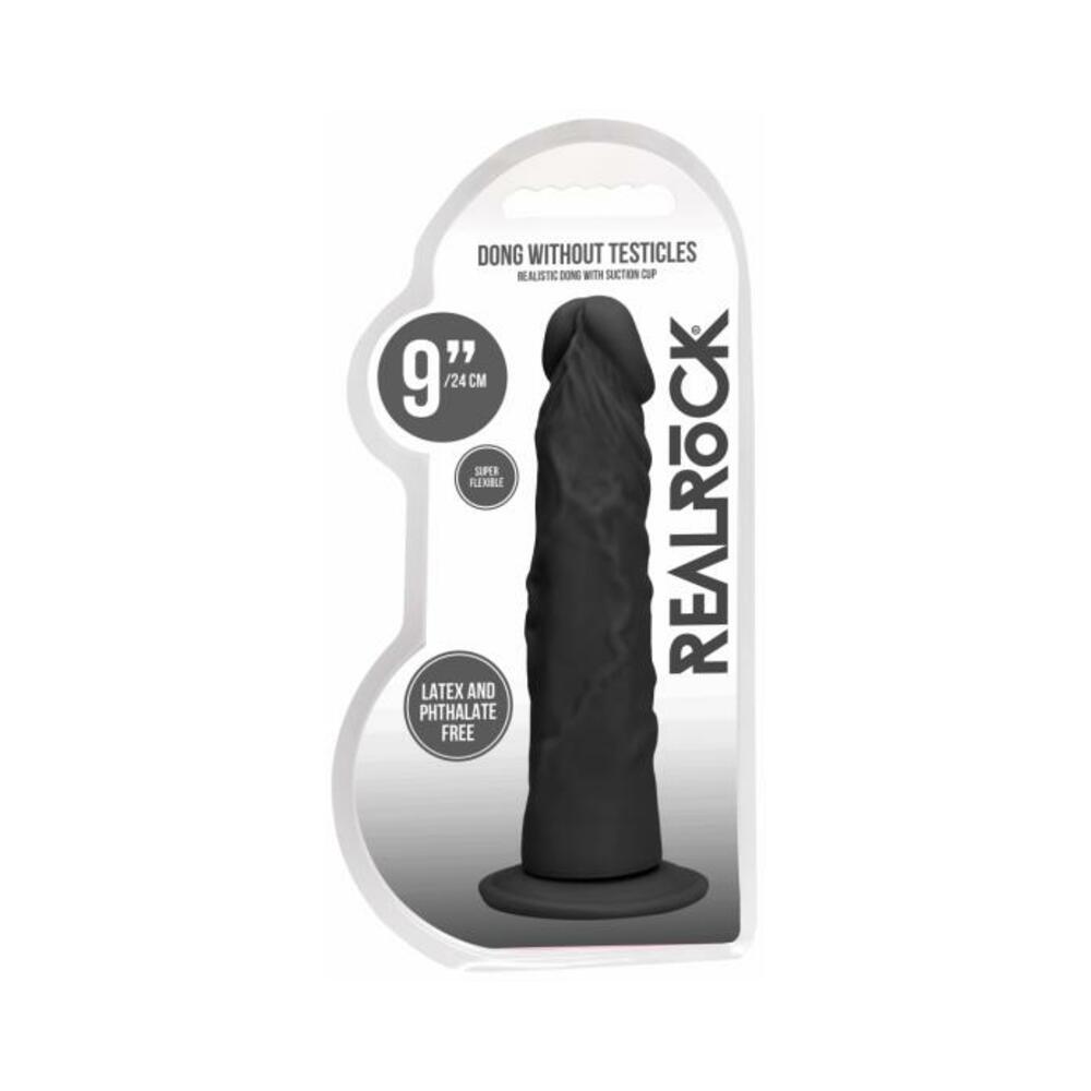 Realrock Skin 9 In. Dildo Black