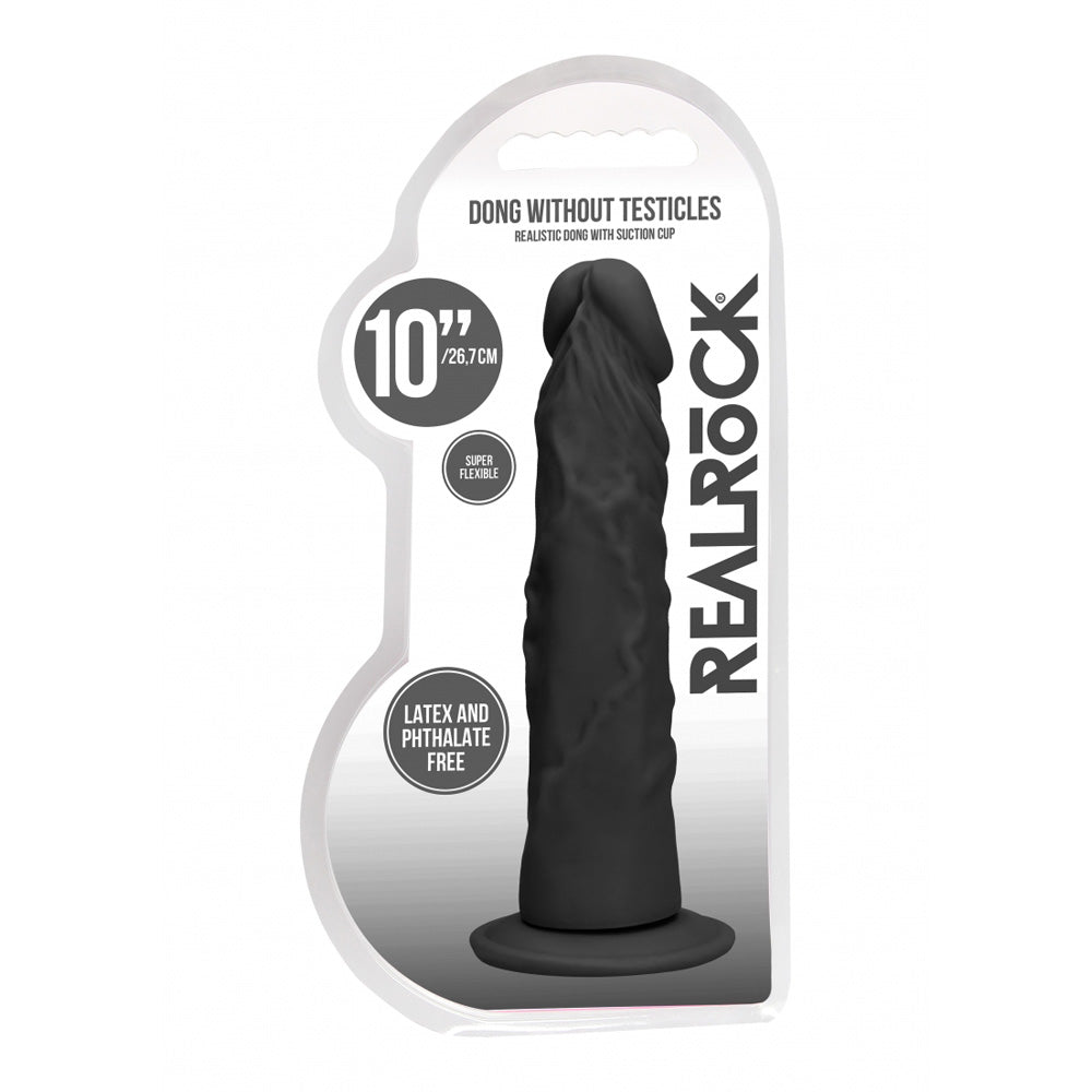 Realrock Dong Without Testicles 10 Black