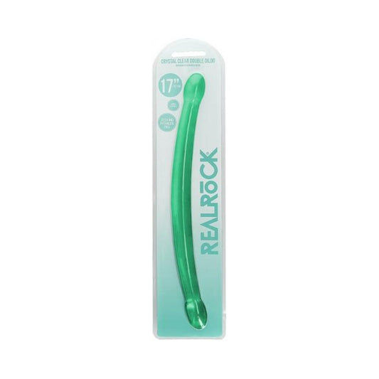 Realrock Crystal Clear Double Dong 17