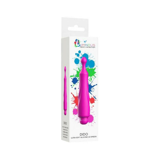 Luminous Dido Abs Bullet With Silicone Sleeve 10 Speeds Fuchsia