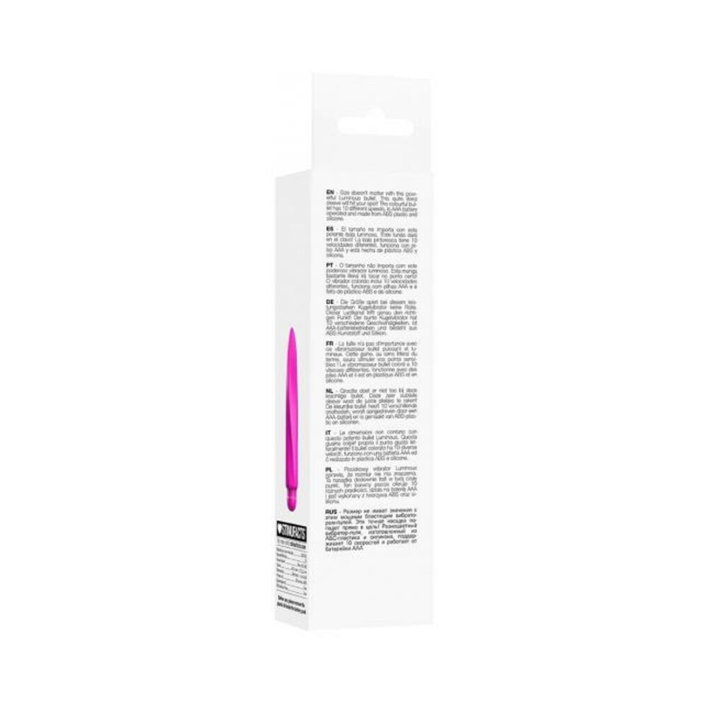 Luminous Myra Abs Bullet With Silicone Sleeve 10 Speeds Fuchsia