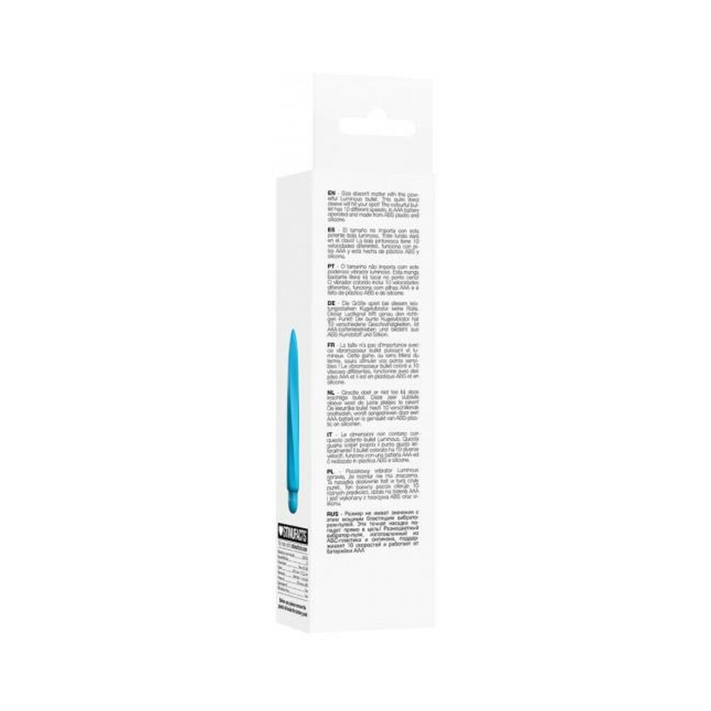 Luminous Myra Abs Bullet With Silicone Sleeve 10 Speeds Turquoise