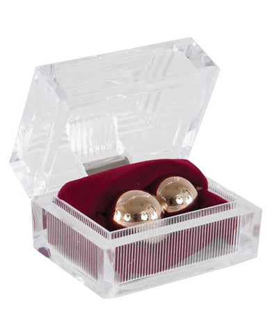 BEN WA GOLD BALLS IN PLASTIC CASE
