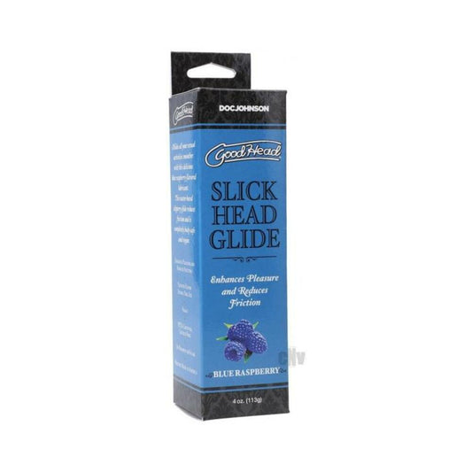 Goodhead Slick Head Glide Blue Raspberry 4 Oz.